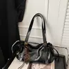 Bolso de Hombro Retro de Nicho Transfronterizo Nuevo Estilo Otoño e Invierno 2026 Bolso Grande de Capacidad para Mujer Bolso de Hombro Plegado de Moda