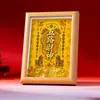 Adorno de Marco de Fotos de los Cinco Dioses de la Riqueza para Atraer Riqueza y Prosperidad, Exhibición Decorativa de Mesa para Sala de Estar, Entrada o Inauguración de Tienda