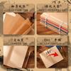 Cuaderno vintage con hilo, en papel kraft, libro de contabilidad, cuaderno de bocetos con páginas interiores antiguas, libro personalizado con logotipo.