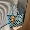 Bolso Tote de Lunares de Moda 2026 Modelo Nuevo Bolso de Hombro de Gran Capacidad Bolso de Mano Versátil para Mujer Transfronterizo