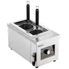 Olla Eléctrica Comercial para Fideos, Olla de Mesa para Sopa y Fideos, Olla Caliente a Gas, Cocedor de Empanadillas, Máquina Multifuncional para Cocinar Fideos