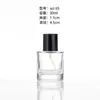 Botella de Perfume de Vidrio Cilíndrica de Bayoneta de 30ml50ml al por Mayor Botella con Atomizador de Perfume para Mujer Botella de Muestra Repackaged Ins