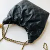 Bolsa Tote Padrão Diamante 26TB, Bolsa Hobo Fashion e Versátil, Mini Bolsa de Compras, Bolsa Feminina com Corrente Estilo Chanel, Tendência Retrô