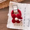 Nuevos Pasadores Rojos para el Cabello con Lazo Estilo Coreano para Niñas, Set de Pasadores para Bebé de Felpa Roja y Terciopelo