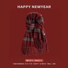Bufanda Estilo Coreano Ambiente Navidad Año Nuevo Rojo Cálido Bufanda Retro Cachemira Imitación Bufanda Versátil