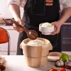 Espátula de Madera de Acacia con Mango Largo Más Vendida de Amazon, Cucharón de Madera, Juego de Cocina, Espátula para Freír de Teca, Tenedor para Ensalada, Transfronterizo