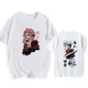 Camiseta de moda de verano casual de cuello redondo de manga corta de Five Wu anime peripheral, top de venta caliente transfronteriza