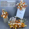 Nuevos Arreglos Florales de Piso para Decoración de Bodas, Arte Floral para Bodas, Arreglos Florales para Escenario en T, Arreglos Florales de Bienvenida para Hoteles