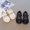 Zapatos Mary Jane Lolita Estilo Británico Retro Moda para Niñas 2026 Primavera y Otoño Nuevos Zapatos Pequeños de Cuero con Lazo Tendencia