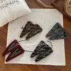 Pinza para el pelo de tejido de lana sarga estilo nuevo 2026 coreana, Pinza de moda y de alta gama para flequillo, Pinza lateral, Accesorio para el pelo infantil