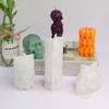 Xiongwei Serie Calavera de Halloween Molde de Silicona para Velas Desmolde Fácil Silicona de Alta Calidad Molde para Velas
