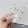 Aha ¡Sueña en Grande y Estrellas Pequeñas Lindas Pegatinas para Uñas Arte de Uñas Estrella Creciente Estilo Japonés Dorado y Plateado Negro y Blanco Decoraciones para Uñas