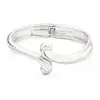 Pulsera Retro de Venta Caliente Transfronteriza con Diseño de Nubes, Incrustaciones de Diamantes Brillantes, Pulido Ecológico, Sensación de Alta Gama, Versátil para el Trabajo Diario, Elegante Accesorio para la Mano para Mujeres