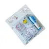 Set de Mini Cuaderno Bloc de Notas con Bolígrafo Cuaderno Pequeño Dibujo Animado Creativo Estilo Ins Japonés Lindo e Interesante Cuaderno Pequeño