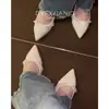 Zapatos de Mujer de Tacón Bajo y Punta Fina 2026 Estilo Nuevo, Perfectos para Vestidos, Boca Baja Estilo Francés, Impresionantes Zapatos de Boda con Tacón Grueso, Zapatos para Dama de Honor, Cómodos y No Cansan los Pies