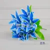 Flores de rosa simuladas, accesorios de baile, ramo para sostener, ramo de lirios para coro, flor estilo entrada deportiva