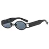 Gafas de Sol Retro Europeas y Americanas de Estilo Nuevo de Moda con Montura Pequeña Estilo Callejero Versátiles de Gama Alta Lisas Gafas de Influencer