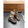 Botas de Estilo Retro con Temperamento, Punta Redonda, Fruncidas Apiladas, para Mujer, Nuevas Llegadas Otoño/Invierno 2026, Botines con Hebilla de Cinturón, Suela Gruesa, Hasta la Rodilla