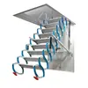 Escalera Multifuncional Invisible para Interiores de Villa Escalera de Ático Telescópica Elevador Escalera Plegable Simple