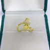 Anillo de falda de baile de diamantes completos Anillo de perlas DIY Configuración de joyería Accesorios de joyería Zirconia microincrustada al por mayor Anillo abierto ajustable Moda