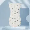 Manta Envolvente de Algodón Puro Anti-Sobresalto para Bebé, Manta para Bebé, Saco de Dormir para Recién Nacido Estilo Rendición con Mangas Extensibles para un Sueño Seguro a Través de las Fronteras