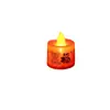 Vela Electrónica Roja con el Personaje "" (Buena Fortuna), Llama LED Simulada, Parpadeante para Ofrenda a Buda, Modelo Nuevo para el Altar