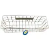 Cesta de Drenaje para Fregadero de Cocina de Acero Inoxidable, Cesta Deslizable para Gabinete, Cesta de Malla, Caja de Almacenamiento, Estante para Almacenamiento de Vajilla, Cesta para Freír 304