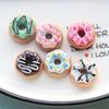 Simulación de comida y juego Donut Joyería Accesorios de bricolaje Crema Pegamento Carcasa de teléfono móvil Belleza Llavero Colgante Materiales hechos a mano