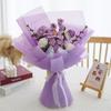 Girassol Rosa Não-Me-Esqueças de Lã Flor Artificial Buquê Acabado Feito à Mão Ideia de Presente de Feriado