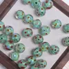 Populares Cuentas de Vidrio de Lunares Coloridos de 12 mm para Manualidades, Cuentas Redondas Perforadas Sueltas, Material de Cuentas, Accesorios para Pendientes, Colgantes, Joyería