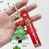 Llavero Navideño Transfronterizo Colgante Caja Sorpresa Papá Noel Muñeco de Nieve Árbol de Navidad Llavero Navideño Colgante Pequeño