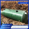 Fossa séptica de plástico reforçado com fibra de vidro Equipamento de tratamento de esgoto doméstico de transformação rural, fossa séptica com acabamento em tanque de sedimentação, tanque de separação de óleo