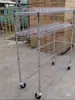 Estante de Material SMT, Estante de Malla de Alambre Giratorio, Bandeja de Componentes Electrónicos SMT de Pico Único y Doble Pico, Estante de Almacenamiento Antiestático