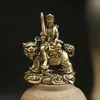 Montaje de Latón Bodhisattva Shakyamuni Estatua de Buda Adornos Estatua de Buda Shakyamuni Adornos de Escritorio para el Hogar y la Oficina Adornos para el Hogar