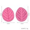 2 piezas de hojas y pétalos molde de silicona con clip para pastel, molde de azúcar, juego de combinación opcional multiestilo