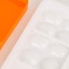 Material dental caja de sombras de resina dental caja mezcladora caja de almacenamiento de resina con tapa caja de almacenamiento de 8 compartimentos a prueba de luz