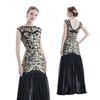 Popular Transfronteiriço Vestido Retrô 1920 Vestido de Noite de Lantejoulas e Renda com Miçangas Vestido de Casamento Europeu e Americano Vestido Longo