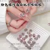 Decoraciones Brillantes Blancas de Cristal K9 con Pedrería Gruesa para Uñas Aleación Transparente Pedrería Gruesa 3D para Uñas Artísticas al por Mayor
