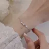 Pulsera de Espiga de Trigo de Plata de Ley S925 Pulsera Exquisita de Espiga de Trigo de Nicho Contigo Estilo Ins Joyería de Mano Joyería de Bosque de Hojas para Mujer Venta al por Mayor