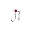Anzuelo de cabeza de plomo de 3,5 g, cebo Luya con lentejuelas, anzuelo de cabeza de plomo con simulación de ojo grande con lentejuelas giratorias, fondo anti-colgantes
