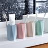 Taza de paja de trigo espesada con forma de diamante, taza para cepillo de dientes, taza para enjuague bucal, taza para cepillo de dientes para parejas, taza para lavado con fragancia de trigo, fabricantes