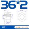 Tuerca Hexagonal Ranurada Galvanizada Flor Abierta Tuerca de Diente Fino M8M10M12M14M16M18M20M24M3048
