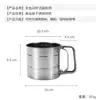 Tamiz de Harina Tipo Taza Personalizado, Tamiz de Acero Inoxidable, Tamiz de Harina de Mano, Tamiz Filtro de Azúcar Glas para el Hogar, Herramienta de Repostería