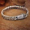 Pulseira cubana grossa masculina europeia e americana estilo ruffian bonito punk corrente cubana corrente de verbena leve trançada joia hip-hop