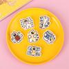 Texto Bonito Filhote de Cachorro Acrílico Broche Desenho Animado Criativo Mochila Escolar Pingente Decorativo Pequeno Presente Crachá Atacado Personalizado