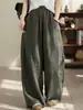 Estilo Holgazán 2026 Verano Nuevos Pantalones Casuales Rectos Adelgazantes para Mujer, Sueltos, de Algodón y Lino, Cómodos y Elegantes
