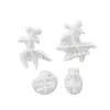 Resina de Cristal de Amapola DIY Pendientes de Pez Dorado Koi Colgante Llavero Paisajismo de Acuario Molde de Silicona para Koi