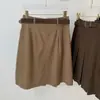 ¡Nicho coreano! Falda midi plisada clásica retro versátil de otoño 2026 para mujer