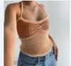 2022 Amazon Aliexpress Sexy Camisola Ajustada Moda Versátil Estilo Sexy sin Espalda