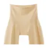 Pantalones Moldeadores de Seda de Hielo Enfriadores de Cintura Alta, Amigables con la Piel, Tacto Cálido, Control de Abdomen, Anti-Exposición, Shorts de Seguridad para Mujer 9845